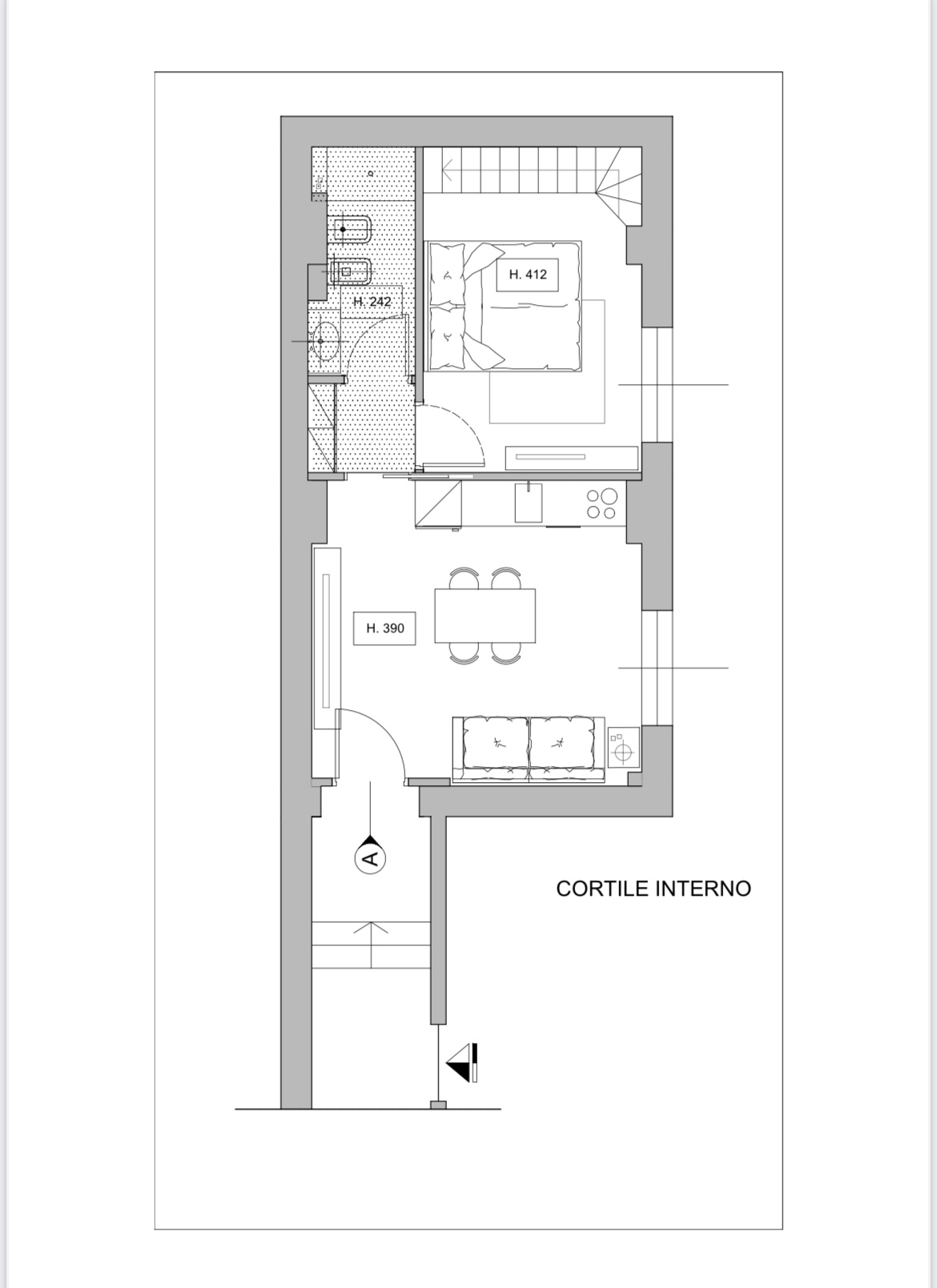 Planimetria Loft A